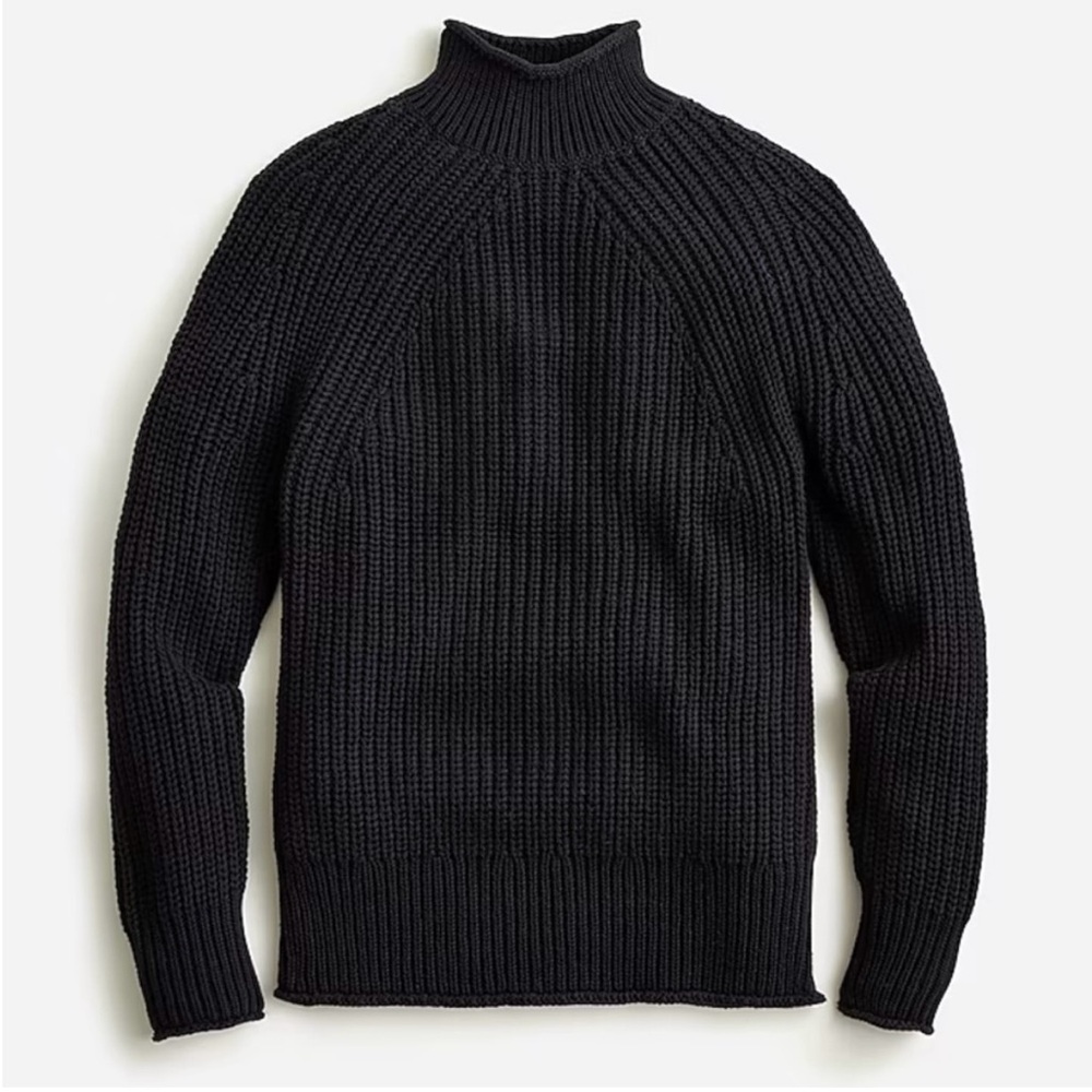 J crew rolled neck sweater
